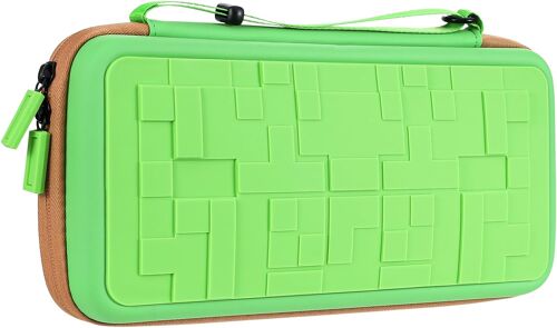 Étui de Transport pour Switch 2 (2025),Portable Dur Sac de Rangement de Jeu de Voyage,Grande Capacité Antichocs Léger Sacoche de Transport pour Console NS 2,Vert