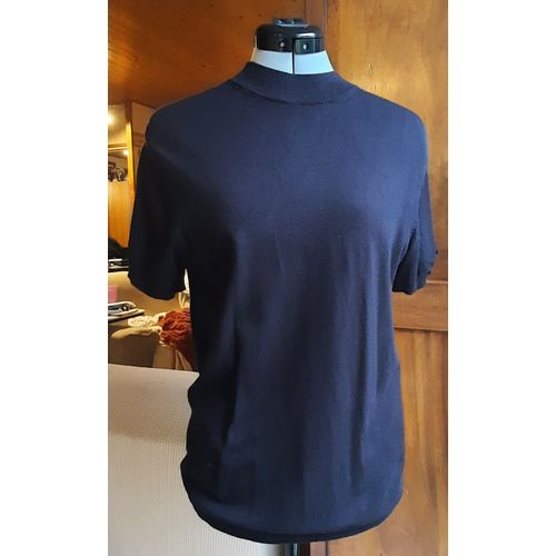 Pull Noir, Homme, Zara, Taille M/38