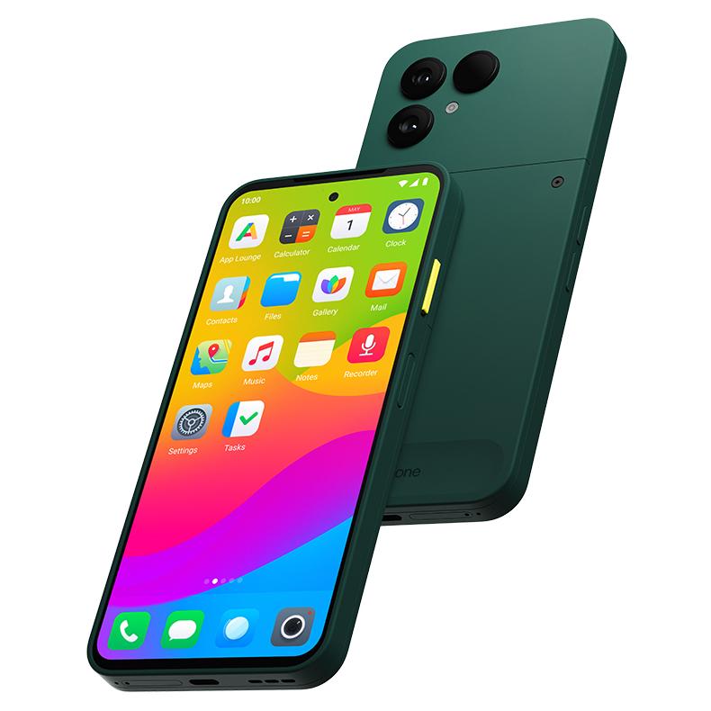 Fairphone The (Gen 6) 6.31" Double SIM Android 15 5G USB Type-C 8 Go 256 Go 4415 mAh Vert