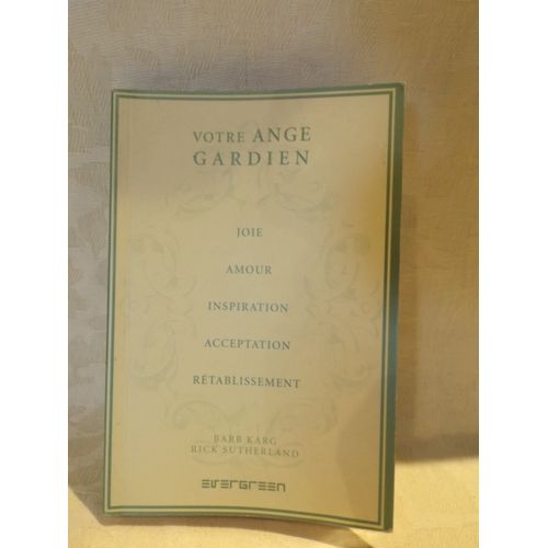 Votre Ange Gardien De Barb Karg Rick'Sutherland