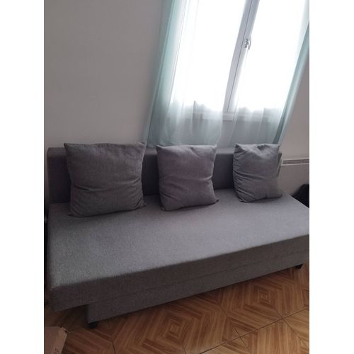 Canapé 3 places convertible avec rangement