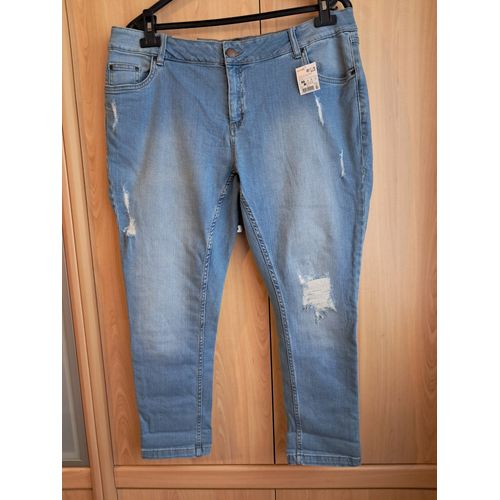 Pantacourt En Jean Taille 46