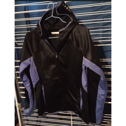 Blouson De Sport - Femme - " Tex Sport " - Noir / Bleu - Taille M