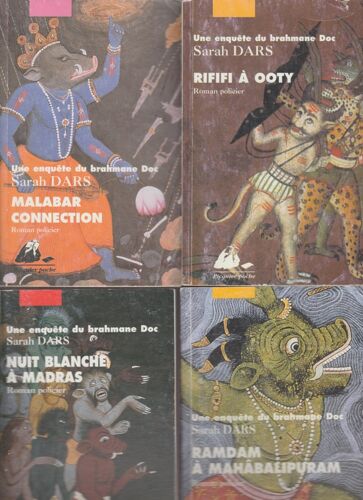 Sarah Dars - 4 Titres : Rififi À Ooty, Malabar Connection, Ramdam À Mahabalipuram, Nuit Blanche À Madras