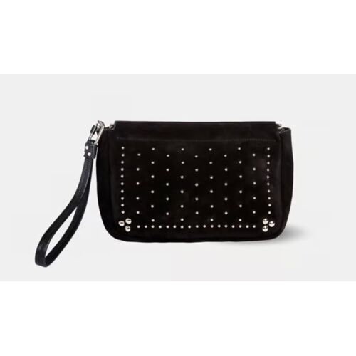 Jérôme Dreyfuss Pochette Clap M ¿ Cuir Suédé Taos Silver 290 €