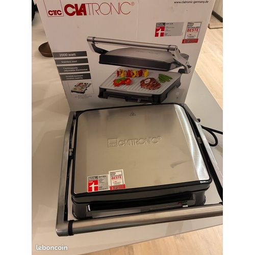 CLATRONIC Gril Multifonction Plaque Céramique Kg 3571