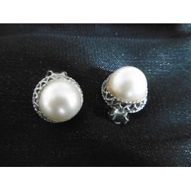 Orena Boucles D Oreilles Clips Perle