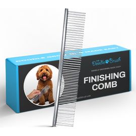 Jgd-Les Peignes Pour Chiens Doodle Brush - Peigne En Métal Pour Chiens, Golden Doodle, Démêlant Apaisant Peignes Poodle De Toilettage, Labradoodle, Cockapoo Et Goldendoodle - Peigne De Finition