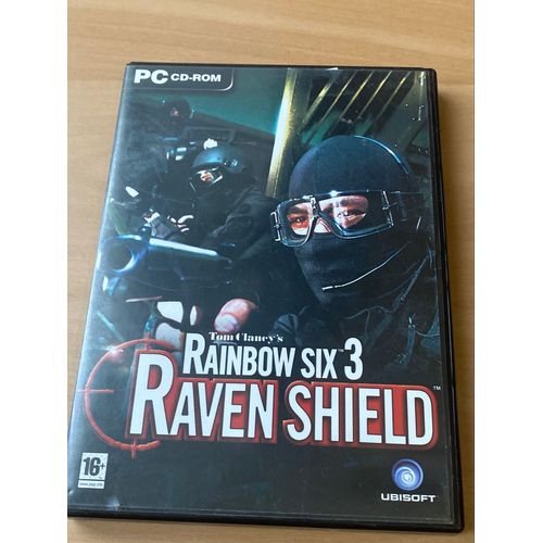 Jeu pour PC : Rainbow six3. Raven Shield. Éditions Ubisoft. Pour plus de 16 ans 