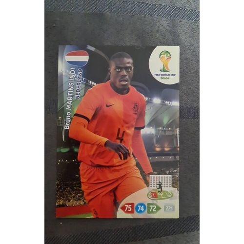 Carte Bruno Martins Indi Adrenalyn Fifa World Cup Brasil