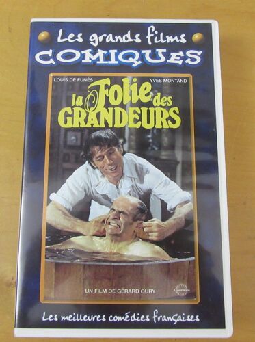 Cassette Vhs La Folie Des Grandeurs