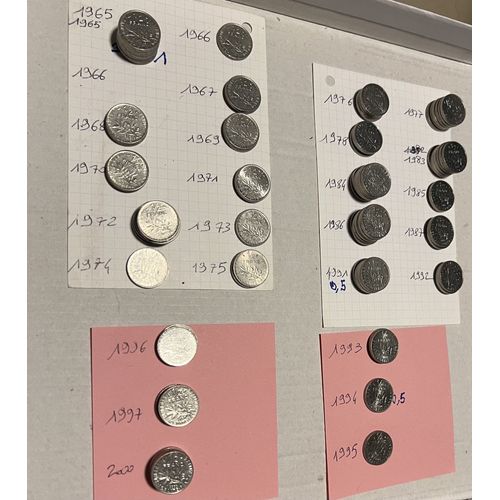 Lot De 85 Pièces De 50 Centimes De Franc 