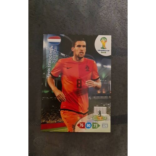 Carte Kevin Strootman Adrenalyn Fifa World Cup Brasil