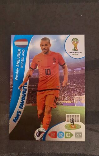 Carte Wesley Sneijder Adrenalyn Fifa World Cup Brasil