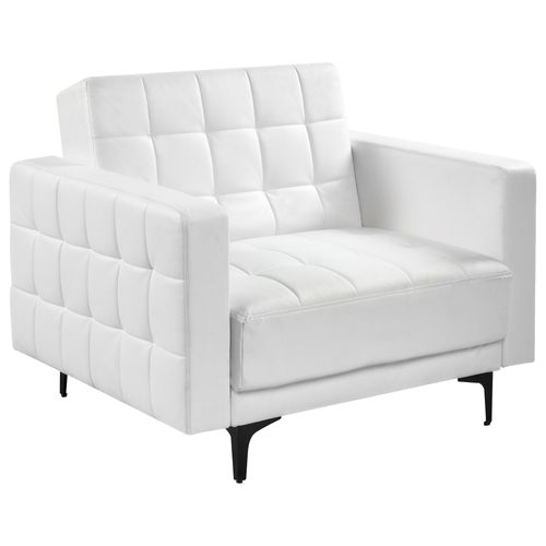 Fauteuil ABERDEEN Cuir PU Blanc