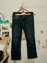 Jean Bleu Foncé 36 S Zara .