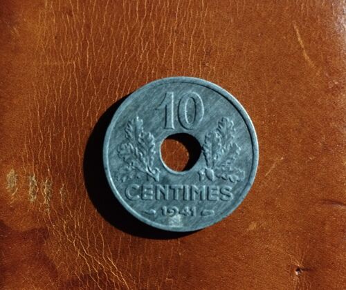 10 Centimes 1941 Etat Français Grand Module