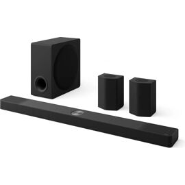 Barre de son LG S95TR Dolby Atmos 9.1.5 ch Noir + Caisson de basse sans-fil + Enceintes arrières sans-fil DTS:X