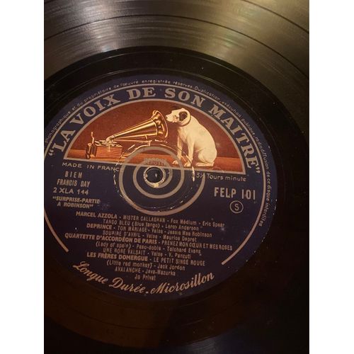 78 Tours Marcel Azzola La Voix De Son Maitre