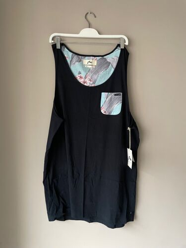 Débardeur Léger Été Noir Modèle Trap Tank De Marque Rusty .