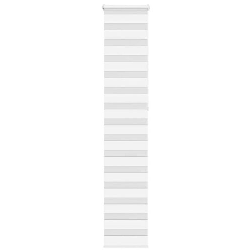 Vidaxl Store Zèbre Blanc 40x230 Cm Largeur Du Tissu 35,9 Cm Polyester