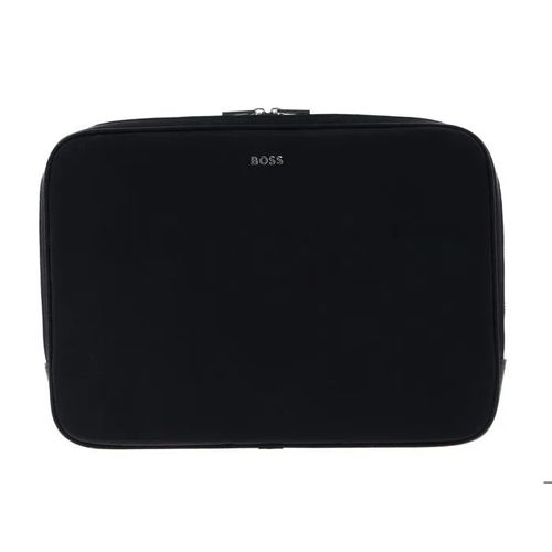 HUGO BOSS Housse pour ordinateur portable noir pour femme et homme - Classic Grained Laptop Sleeve 327709
