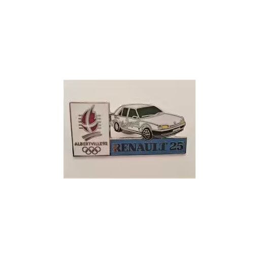 Série complète de pins officiels RENAULT – JO Albertville 1992 – Neufs sous blister - Collection