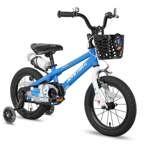 Vélo Enfant 14 Pouces Fille Garçon Joystar Stabilisateurs Pluto Bleu