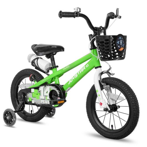 Vélo Enfant 16 Pouces Fille Garçon Joystar Stabilisateurs Pluto Vert