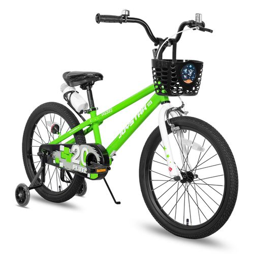 Vélo Enfant 18 Pouces Fille Garçon Joystar Stabilisateurs Pluto Vert