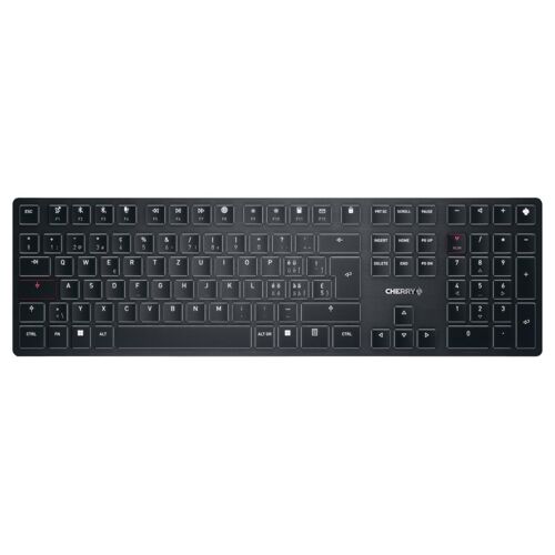 CHERRY KW X ULP clavier maison/bureau USB + RF Wireless + Bluetooth QWERTZ Suisse Noir