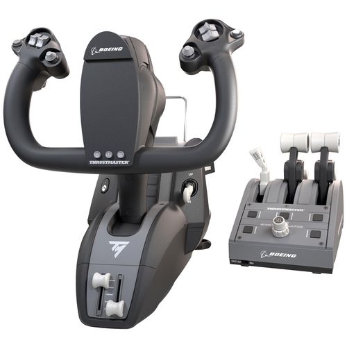 Thrustmaster TCA Yoke Pack Boeing Edition Noir, Gris USB Fightstick PC, Xbox, Xbox One, Xbox One S, Xbox One X, Xbox Series S, Xbox Series X