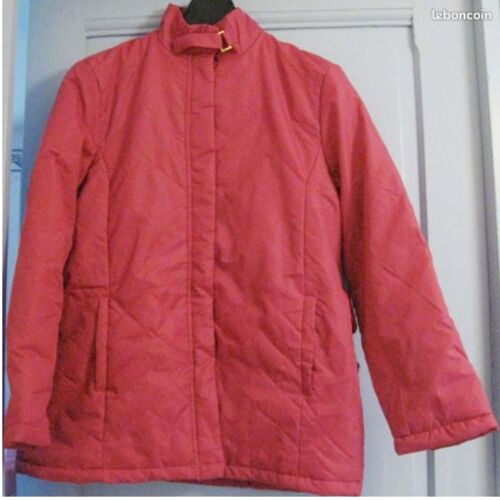 Veste/Blouson Ultra Légère Doublée - Rose Fuschia - La Redoute - Taille 42/44 - 100% Polyester- Fermeture Par Pressions- Patte De Fermeture Au Col - Ceinture Cordelière Amovible- Jamais Portée