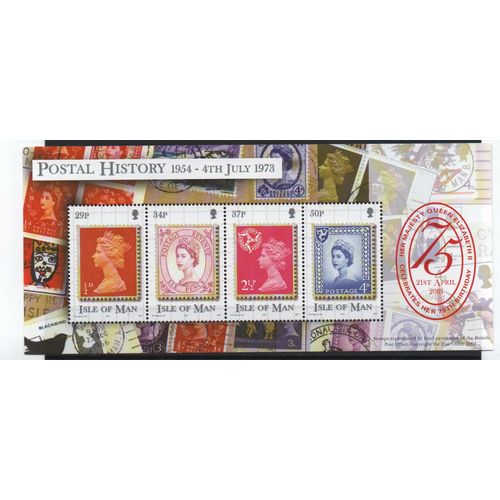Ile De Man Timbre Histoire Postale 2001