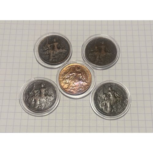5 Pièces 5 Centimes Daniel Dupuis 