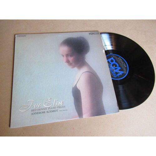 Annerose Schmidt For Elise - Beethoven Piano Pieces Denon Japon Lp 1979