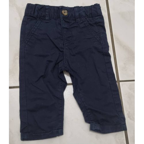 Pantalon Garçon Bleu Marine Kiabi 3 Mois