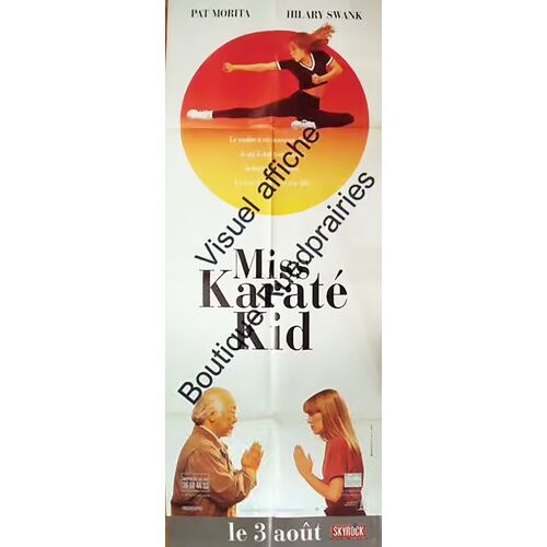 Miss Karaté Kid (The Next Karate Kid) - Véritable Affiche De Cinéma Pliée - Format 60x160 Cm - De Christopher Cain Avec Pat Morita, Hilary Swank, Chris Conrad, Michael Cavalieri - 1994