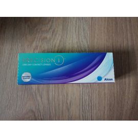 1 Boîte De 30 Lentilles Journalières  Precision 1 One-Day Contact Lenses Alcon -1.50, Bc 8.3, Dia 14.2, Exp 2031-04-30 