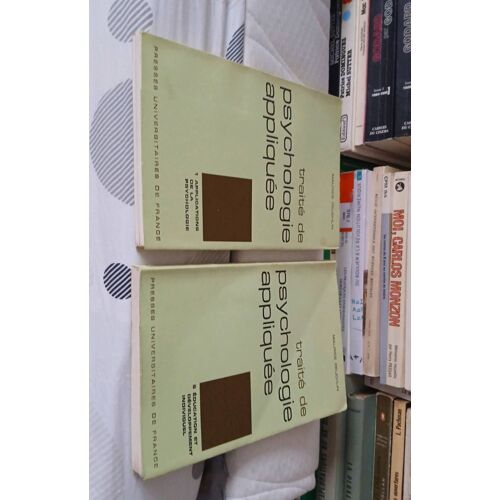 Traité De Psychologie Appliquée Maurice Reuchlin 1 Et 5 Lot De 2 Manuels Presses Universitaires De France