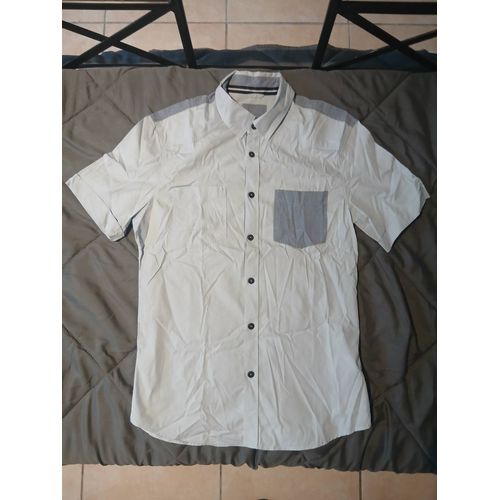 Chemise Celio Bleue M Manches Courtes