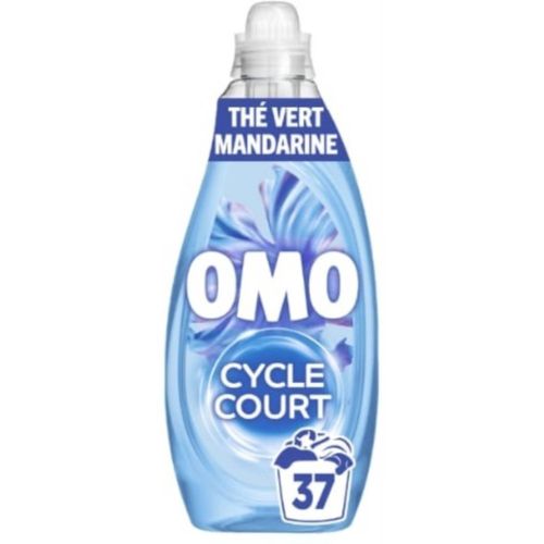 Lessive Liquide Fraîcheur Insolente Mandarine Thé Vert OMO 37 lavages