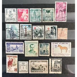 Lot De 18 Timbres Divers Espagne