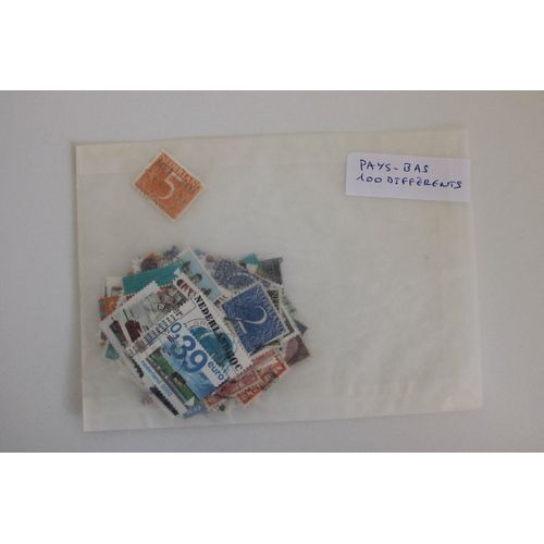 Pays-Bas 100 Timbres Différents