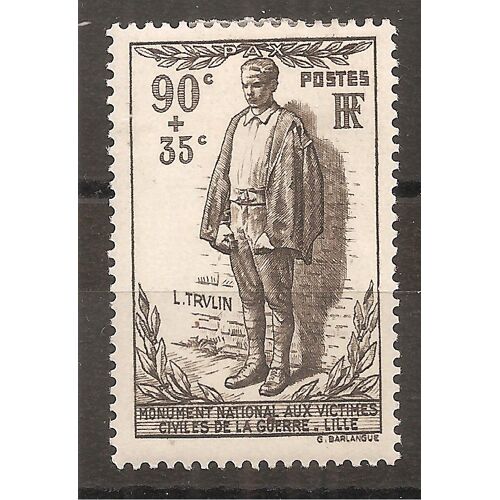 420 (1939) Aux Victimes Civiles N* (Cote 10e) (A076)