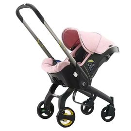Poussette 4 En 1, Design Léger, Sécurité Certifiée Ce, Poussette Pour Bébé, Couleur : Rose, Variante : Pink