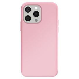 Coque Antichoc Premium pour iPhone 15 Pro Max Collection Color Skin en TPU Moxie Rose clair