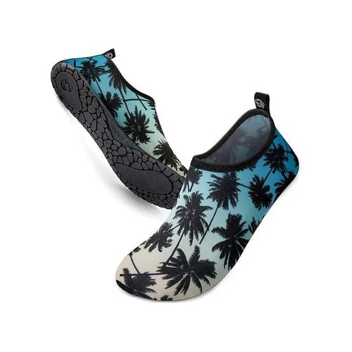 Chaussures D'eau Unisexe À Séchage Rapide Aquashoes Pour Plage Plongée Et Sport Nautique Semelle Antidérapante Souple 38/39 Noir