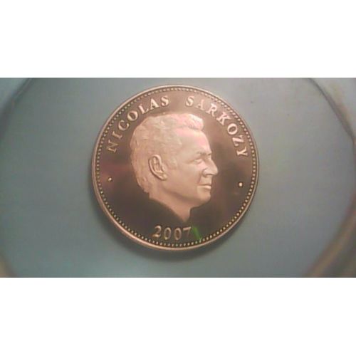 Medaille Nicolas Sarkozy 2007