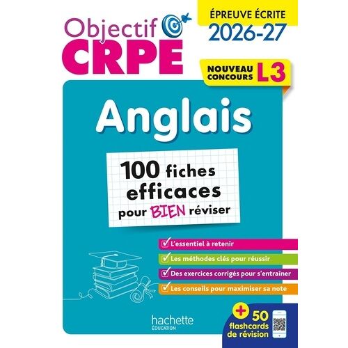 Anglais L3 - Epreuve Écrite - 100 Fiches Efficaces Pour Bien Réviser